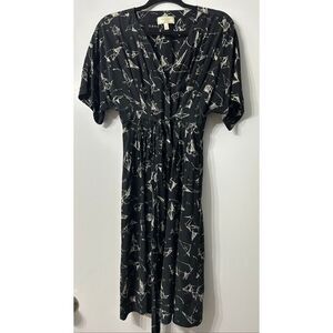 Moulinette souers silk origami bird dress size 2